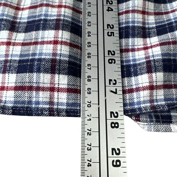 Untuckit Flannel Shirt Men’s Large Multicolor Plaid Cotton Button-Up Long Sleeve - Picture 8 of 8